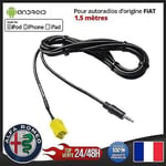 Cable AUX AUXILIAIRE MP3 Jack 3.5 Alfa Romeo 159 147 156 AUX-IN iPhone Android