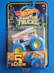 5 alarm 🔥 1:64 Monster Trucks mattel Glow in the dark Camion de pompier echelle