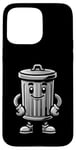 iPhone 15 Pro Max Garbage Trash Can Cartoon Character Design Case