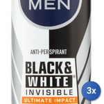 3x Nivea Déodorant Spray Homme 150 Ml. Logiciel Ultima 85388 Fabriqué en Italie