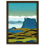 The Storr Isle Of Skye Scottish Landscape Artwork Framed Wall Art Print A4