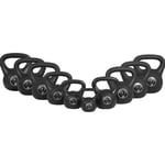 Gorilla Sports Kettlebell GS Svart - 2-20kg