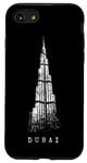 Coque pour iPhone SE (2020) / 7 / 8 Dubaï Burj Khalifa Vintage Skyline Émirats Arabes Unis Dubai