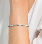 Swarovski Tennis Bracelet Round Cut White Rhodium Plated 1791305 NEW