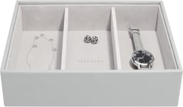 Stackers Pebble Grey Classic Medium Jewellery Box Watch/Accessories Layer