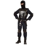 W WIDMANN MILANO Party Fashion - Costume enfant S.W.A.T, agent, service de sécurité, SWAT, agent secret, déguisements de carnaval