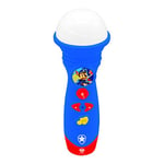 LEXIBOOK MIC50PA Paw Patrol Chase Lightning Microphone, Record & Play Function, Demo Songs Included, Blue/Red