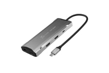 j5create JCD397-N - minidock - USB-C / USB4 / Thunderbolt 3 / Thunderbolt 4 - 2 x HDMI, DP - 1GbE