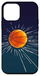 Coque pour iPhone 12 mini Ballon de basket de sport en couleur classique