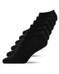 Snocks Chaussettes Basses Homme Lot De 6 Chaussette Hommes Noires Taille 47-50 Chaussettes Hommes Courte Soquettes Hommes Coton Sockettes Hommes Noir