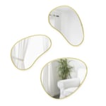 Umbra Hubba Pebble Wall Mirror Decorative Thin Frame CHOOSE Large or Set of 3