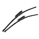 LYSHUI Car Clean The Windshield Rubber Wiper Blades,Fit for Peugeot 301 Fit Bayonet Arm 2010 2011 2012 2013 2014 2015