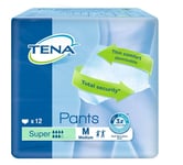 TENA Incontinence Pull Up Pants Super Medium - 2 Pack of 12.