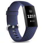 Fitbit Charge 3      Silicone Strap   Navy