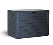 KG KITGARDEN - Coffre multifonction pour extérieur, capacité 190 l, 55 x 78 x 43,3 cm, gris anthracite