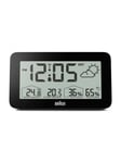 Braun BC13BP-DCF digital radio alarm clock w. weather station