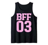 BFF 03 Best Friends Matching Bestie Friendship Day For Women Tank Top