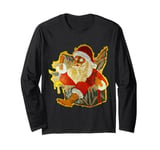 0512 Santa jump out of the box 2021 plus 3 Roland Zulehner Long Sleeve T-Shirt