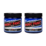 Manic Panic Rockabilly Blue Classic Creme Vegan Semi Permanent Hair Dye 2x 118ml