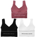 Wireless Women Padded Sports Bra Soft Breathable UBack Bra For Yoga Gym Fitn GHB