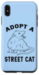 iPhone XS Max Funny Adopt a Street Cat Possum Lover Case