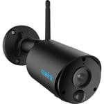 Reolink - Caméra de Surveillance sur Batterie 1080P WiFi sans fil Audio Bidirectionnel Détection de Mouvement pir, Argus Eco Noir