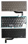 Apple Macbook Pro A1398 Backlit Black UK Layout Replacement Laptop Keyboard