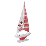 Vacchetti- Bateau en Bois de mer étoiles Marines, 5127670000, Rouge