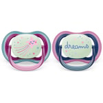 Philips Avent Ultra Air Night 6-18 m sut Girl 2 stk.