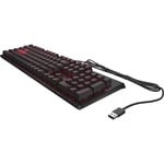 Clavier encodeur filaire OMEN by HP - Noir et rouge - AZERTY