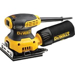 DEWALT DWE6411-GB 240 V 1/4 Sheet Orbital Sander - Yellow/Black