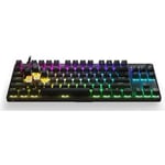 Clavier Gaming - AZERTY - STEELSERIES - Apex 9 TKL FR - Sans Pavé Numérique - Rétroéclairé - Noir