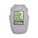 Star Wars for Pets Gray Yoda Dog Tank | Star Wars Dog Shirt for Small Dogs | Size Small | Soft, Cute, and Comfortable Dog Clothing and Apparel