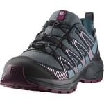 Salomon Mixte Enfant XA Pro V8 Climasalomon Waterproof Chaussures de randonnée, Neptune Carbon Plum Caspia, 38 EU