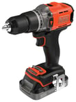 Black + Decker 18V Cordless Hammer Drill