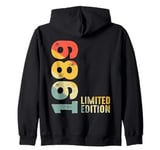 Limited Edition 1989 Born 1989 Birthday Zip Hoodie