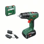 Bosch Skruvdragare18V-40 med 1x2Ah batteri och laddare