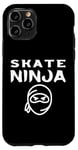 Coque pour iPhone 11 Pro Skate Ninja Skateboarding Skater Skateboarder Patinage sur glace