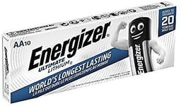 Energizer 634352 Aa Ultimate Lithium Battery (Pack Of 10)