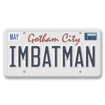 I'm Batman License Plate Sticker, Accessories