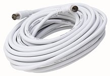 Kopp 33366855 TV Connection Cable with Moulded and Moulded Coaxial Connector Coaxial Coupler 10 M