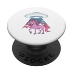 Licorne Ufo Enlèvement Conspiracy Theory Alien PopSockets PopGrip Adhésif