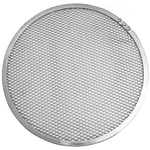 FM Professional 21692 Plaque à pizza perforée, grille de cuisson pour pizza, grille de cuisson, plaque à pizza, Aluminium, 30,5 cm