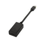 AISENS A125 – 0137 – 15 cm Mini DP to HDMI Converter, Black