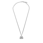 Halsband Marc Jacobs The St. Marc Cuban-Link Chain Necklace 2F3JNC001J37 Silver