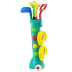 Kids Outdoor Golf Set Caddy Clubs Balls Trolley Childs Junior Garden Game Toy