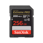 SANDISK – Extreme PRO 256GB SDXC 200MB/s UHS-I C10 (SDSDXXD-256G-GN4IN)