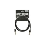 Klotz GRG1FM005 Greyhound mikrofonkabel 0,5 m