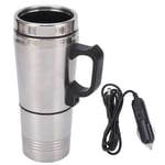 Bouilloire électrique de voyage Thermos En Acier Inoxydable portatif 12V Voit...