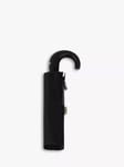 totes Auto Open & Close Crook Umbrella, Black